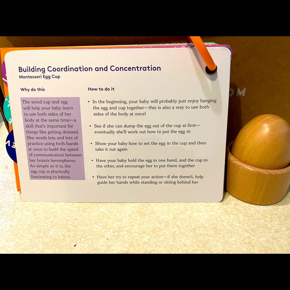 Lovevery Montessori egg cup